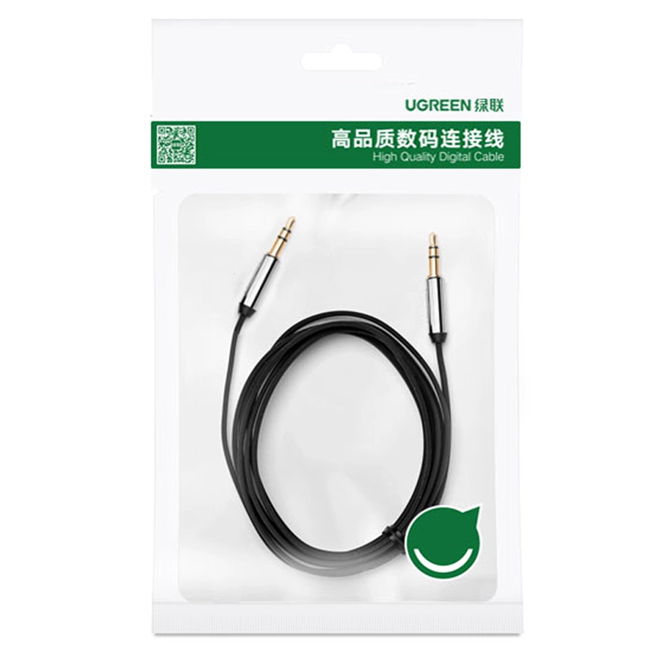 Cavo Ugreen - cavo audio AUX mini jack 3,5 mm - 1m - Nero