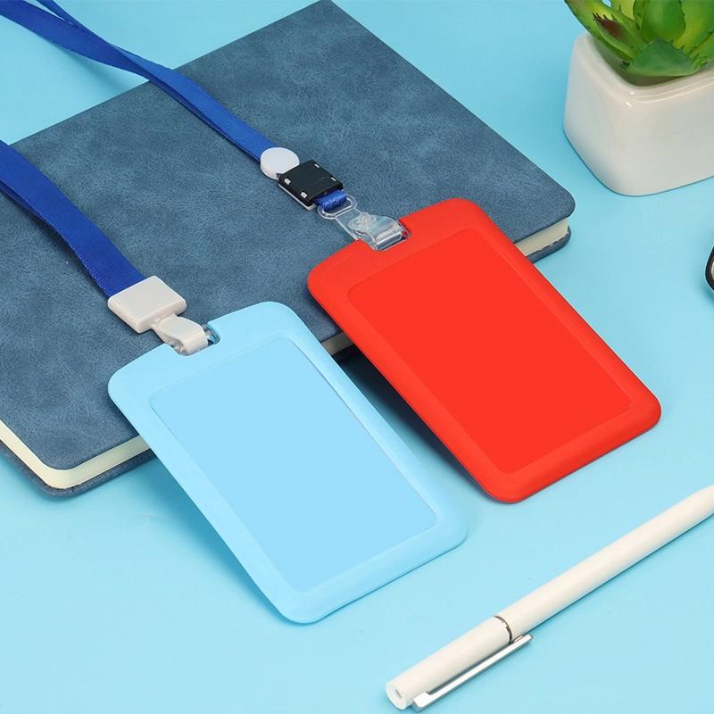 Porta ID con cordino – Nero