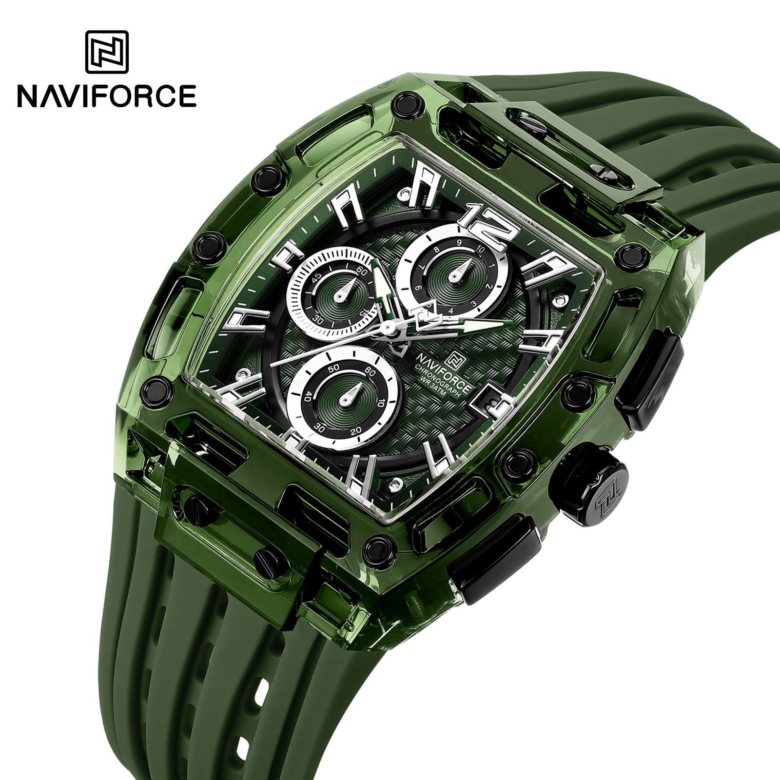 Orologio NAVIFORCE SI-38619 - Rosso / Nero