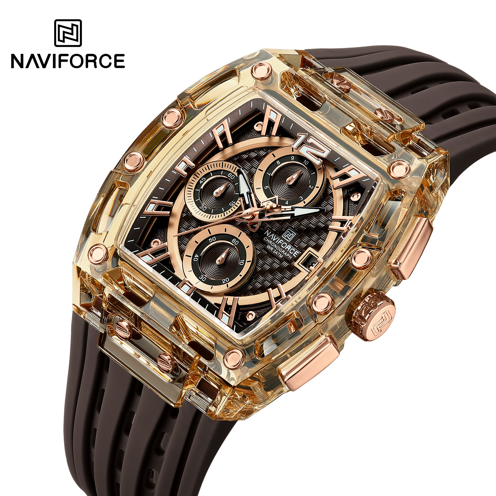 Orologio NAVIFORCE SI-38619 - Rosso / Nero