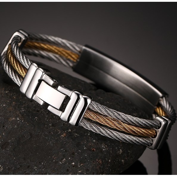 Bracciale da Uomo WI-2576 - Argento