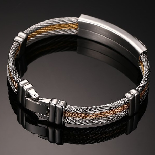 Bracciale da Uomo WI-2576 - Argento