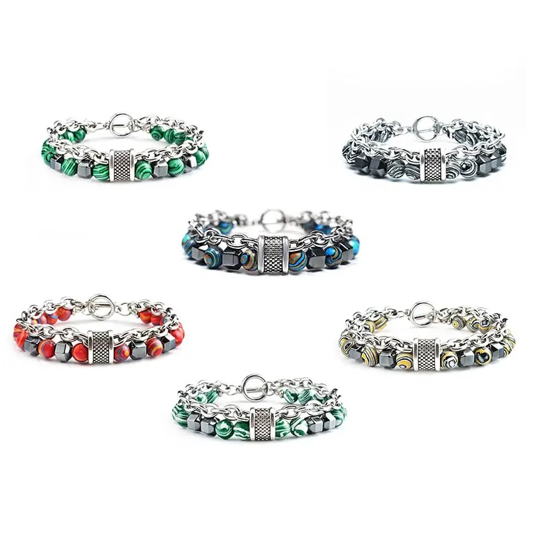 Bracciale GA-34292 - Verde / Bianco