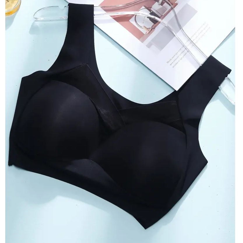 Reggiseno senza cuciture CO-30609 - Nero / L