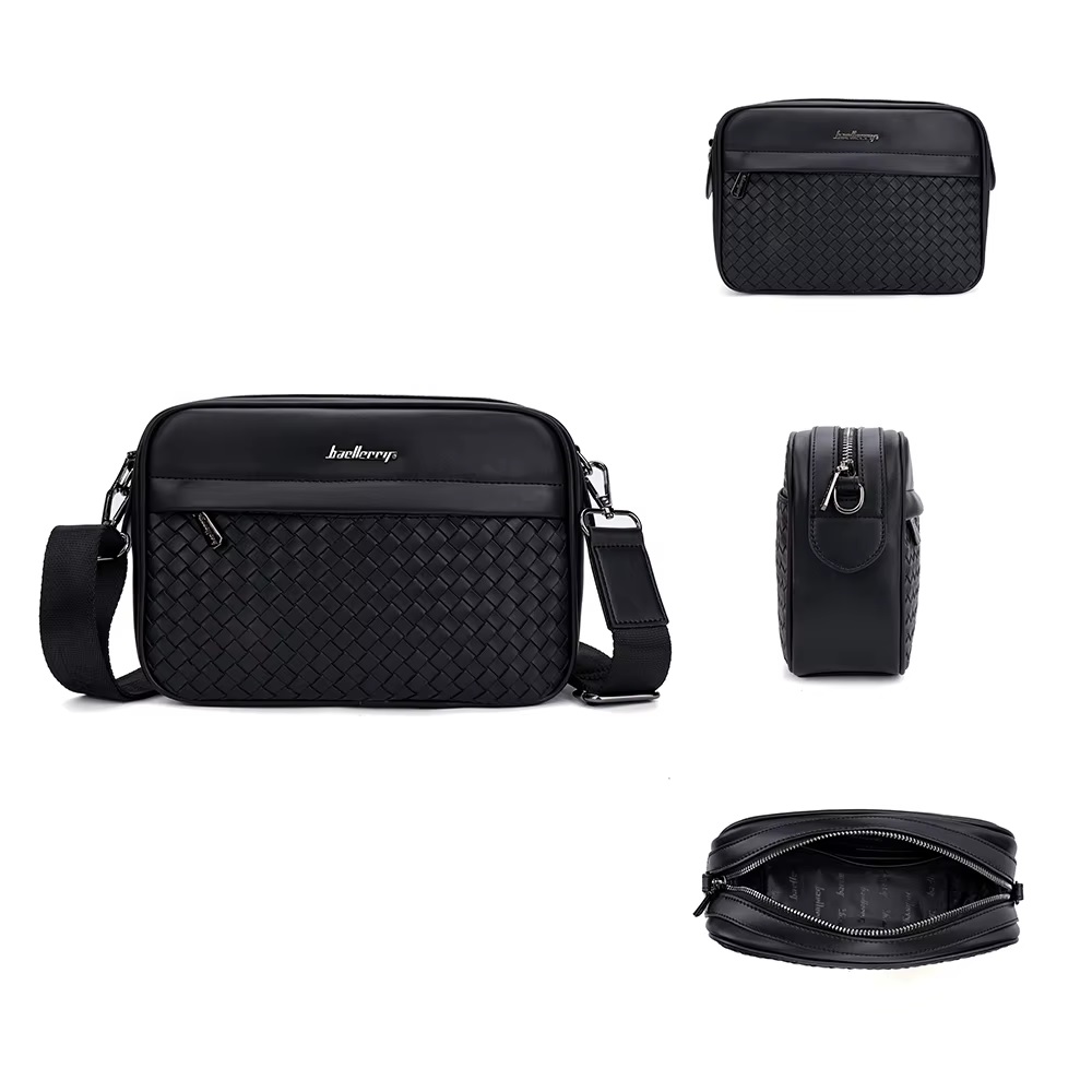 Borsa a tracolla da uomo Baellerry BR-35440 - Nera