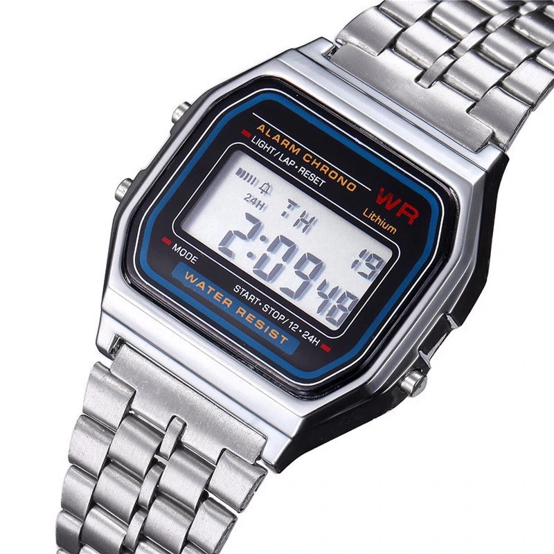 Orologio Digitale - Oro / Rosa