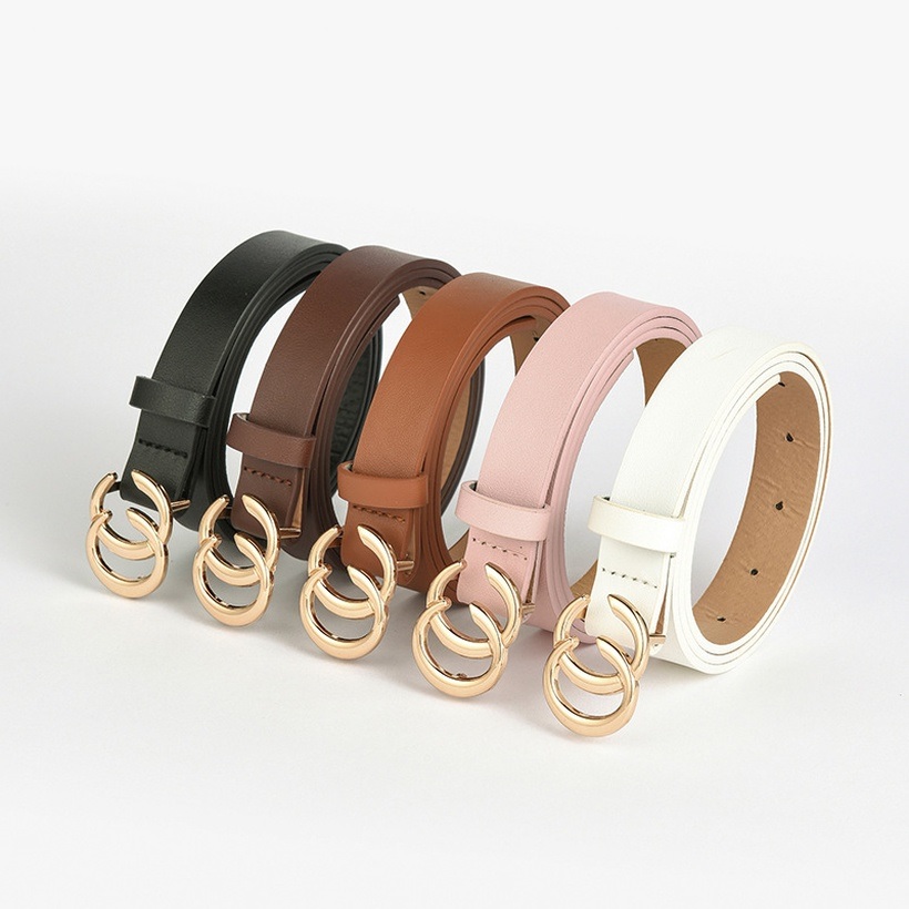 Cintura Double C - Marrone Scuro