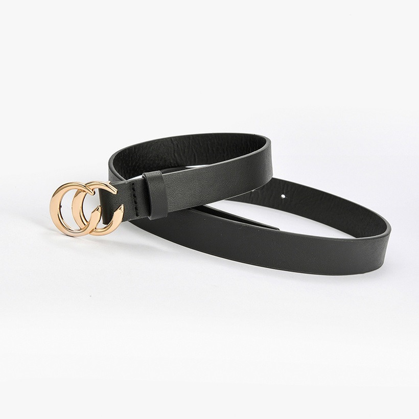 Cintura Double C - Marrone Scuro