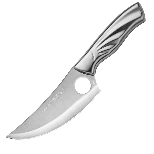 Mannaia da cucina FU-18430 - Argento / Con custodia