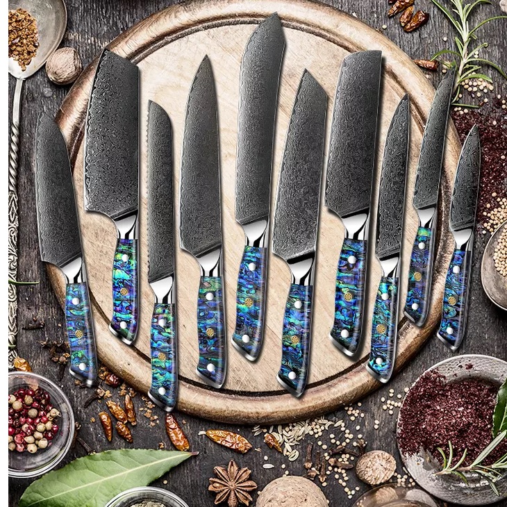 Coltello da cucina damascato IČ-21789 - Pane
