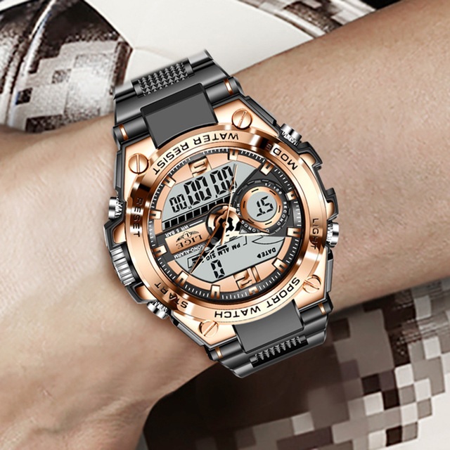 Orologio LIGE RA-14664 - Nero / Argento