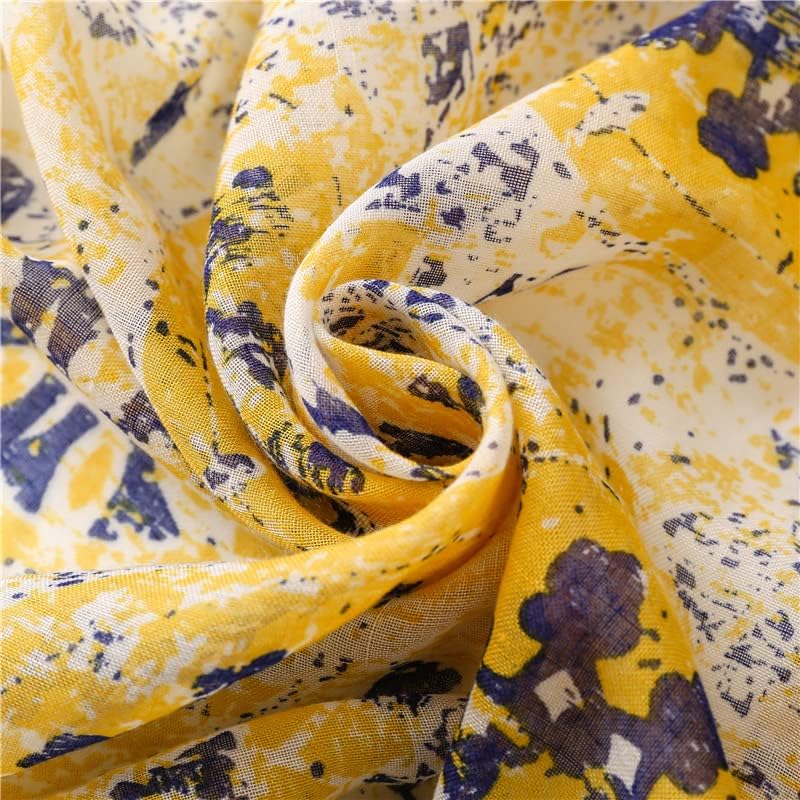 Foulard LI-38348 - Giallo / Blu