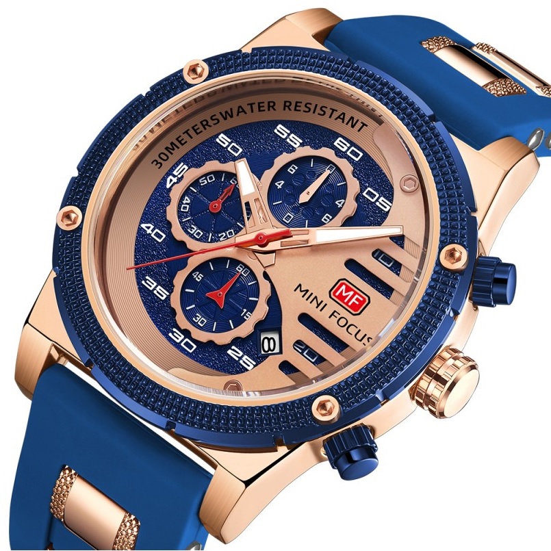 Orologio Mini Focus LU-23837 - Blu / Nero