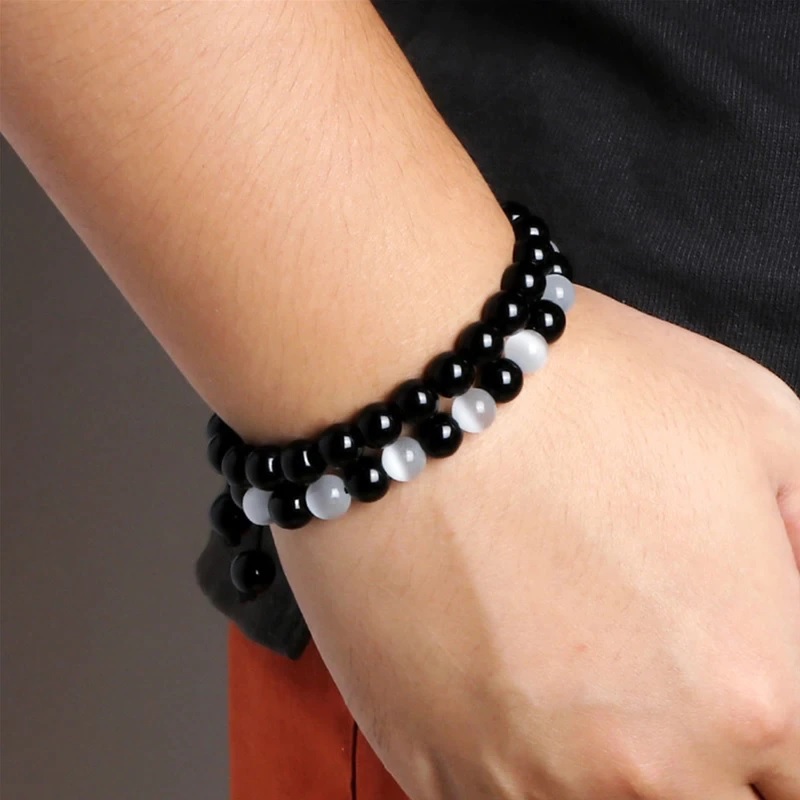Bracciale ON-13283 - Nero / Viola
