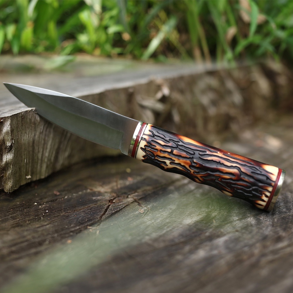 Coltello da outdoor P3233 - Nero / Marrone