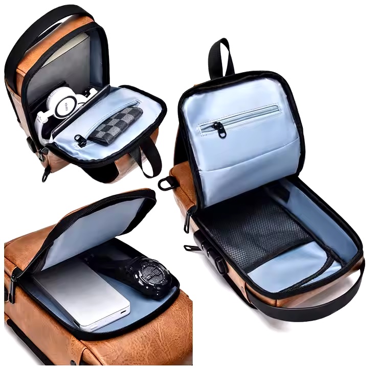 Borsa a tracolla WEIXIER PH-35539 - Nera
