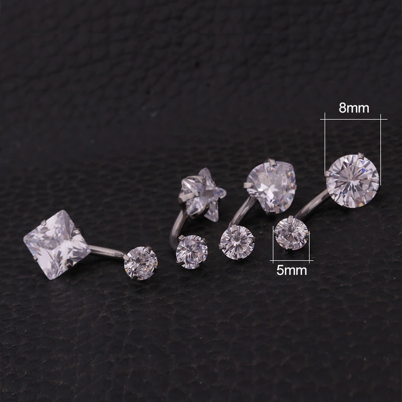 Orecchino Piercing LI-23613 - Argento / Stella