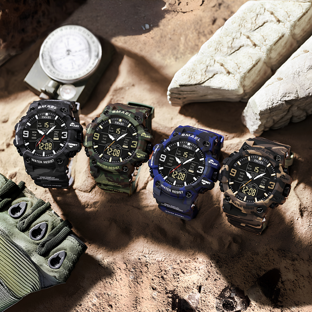 Orologio SMAEL TR-29453 - Verde Scuro