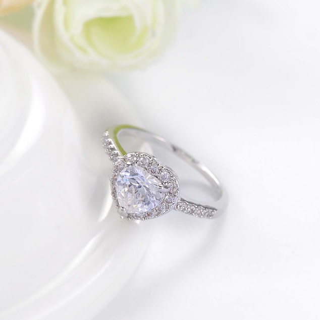 Anello Cuore - Oro / 57mm