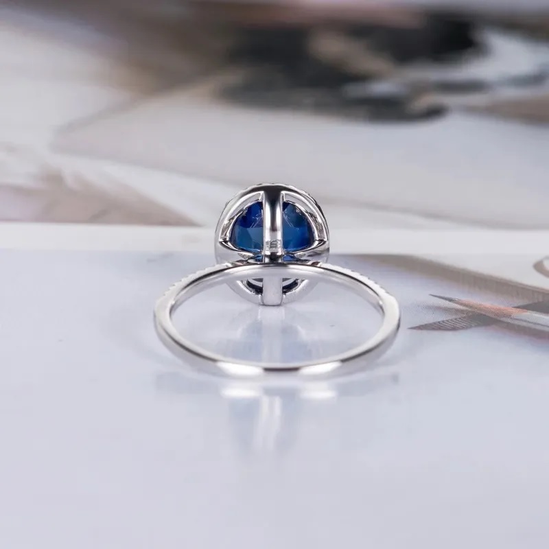 Anello RO-35618 Blue - Argento / Blu / 55mm