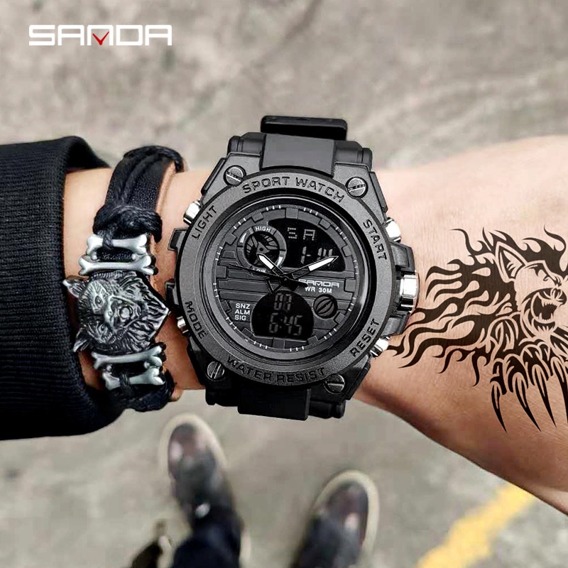 Orologio SANDA VI-14294 - Nero / Argento