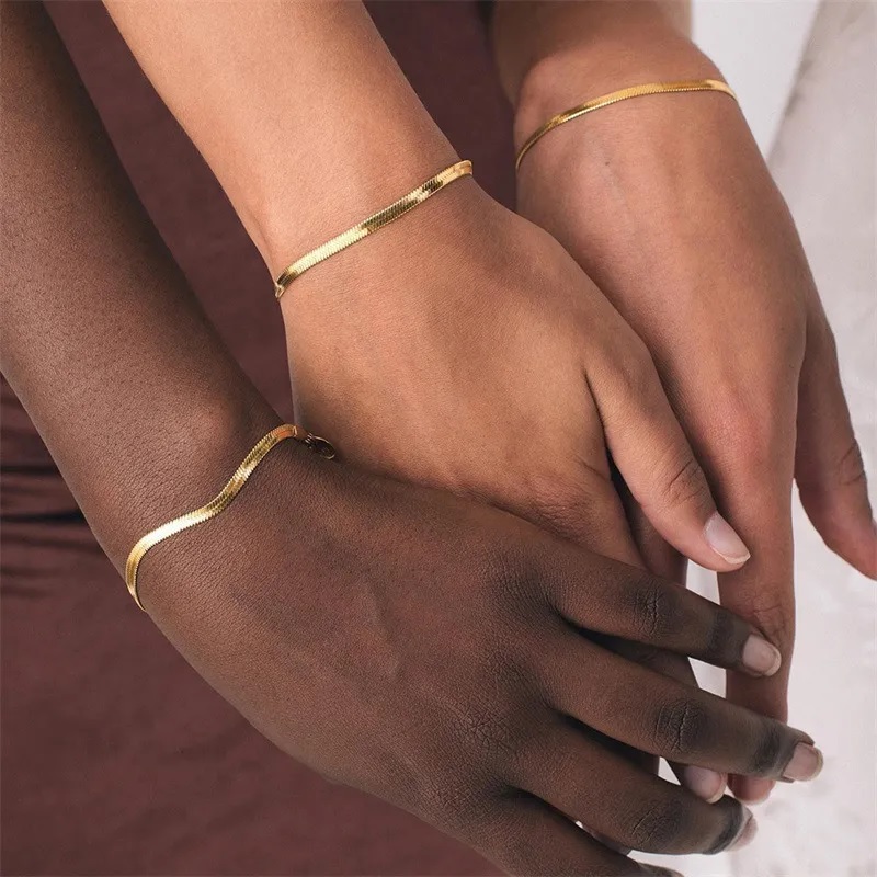 Bracciale SI-28534 - Oro Rosa / 3mm