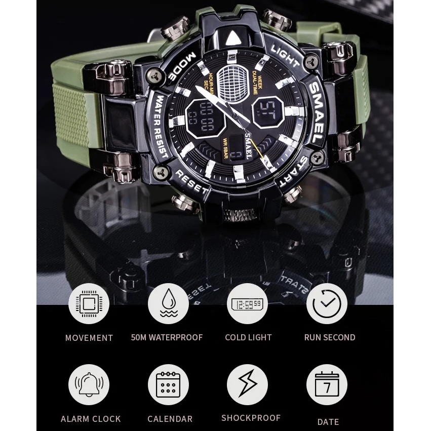 Orologio SMAEL DA-29494 - Nero