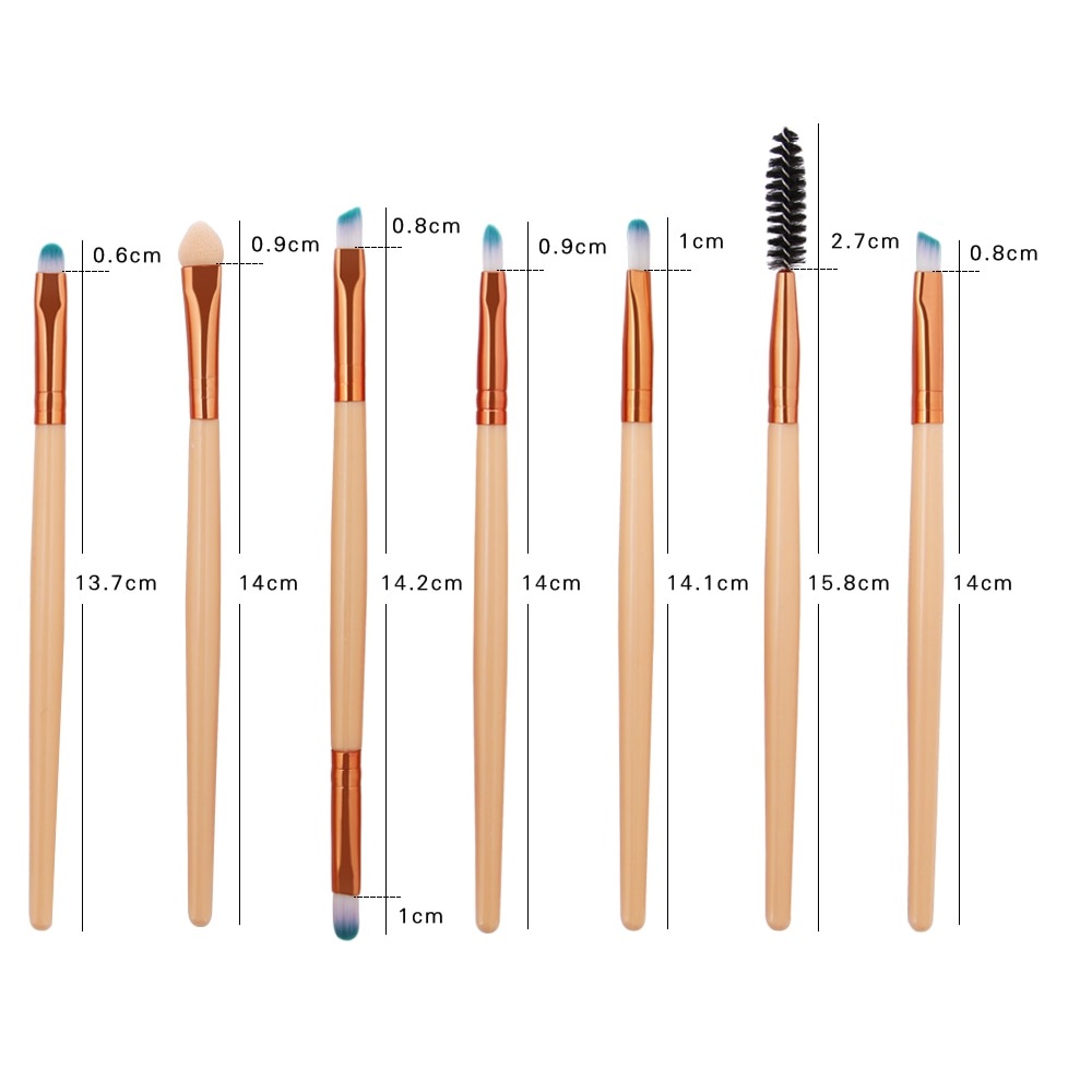 Pennelli per trucco LO-4511 - Blu / Oro