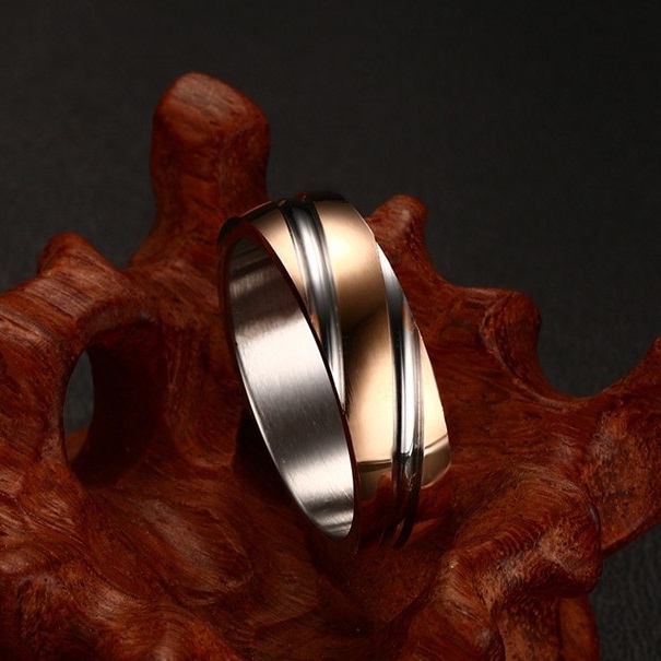 Anello TW-4909 - Oro / Rosa / 65mm