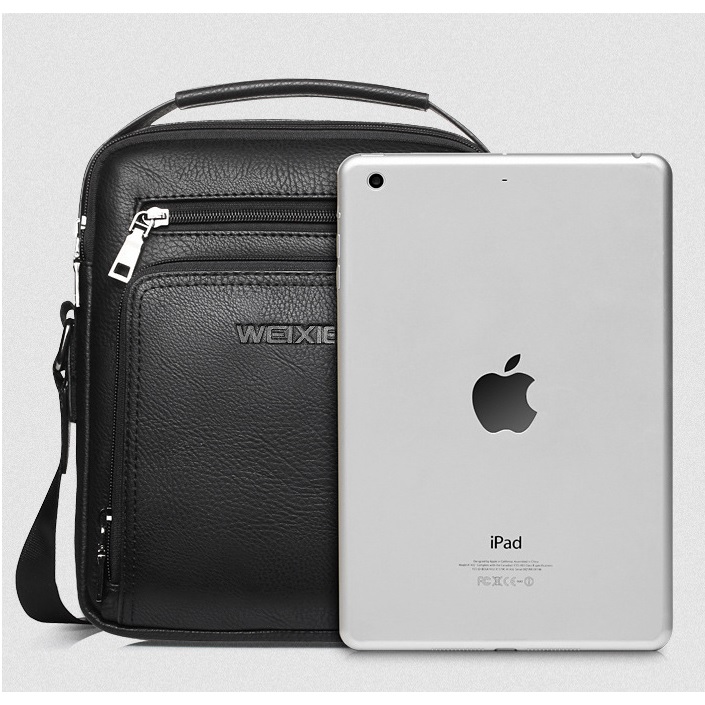 Borsa a tracolla da uomo WEIXIER MA-15410 - Nera