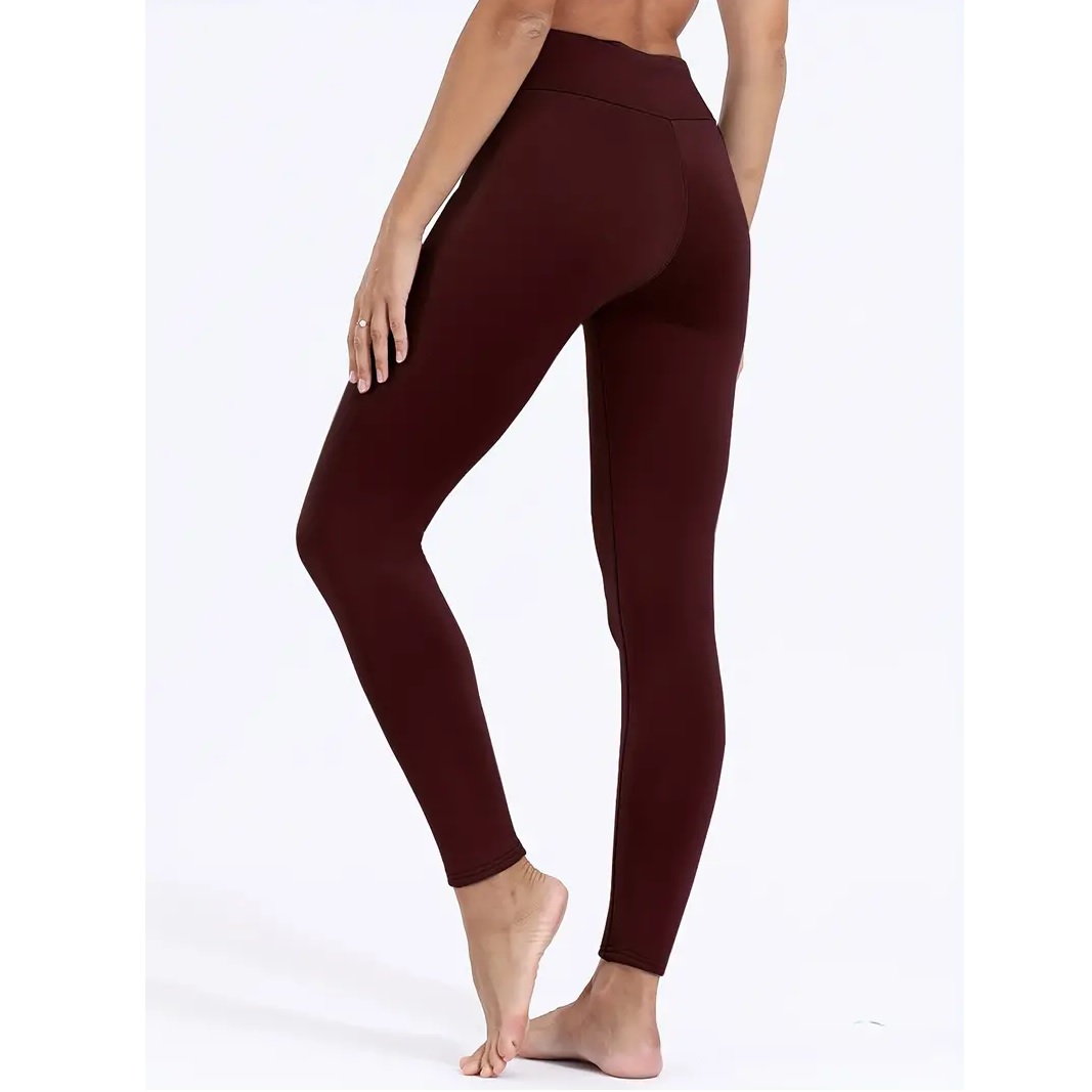 Leggings Termici Bordeaux/L