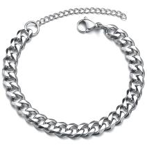 Bracciale TO-34839 - Argento / 18+5cm / 7mm