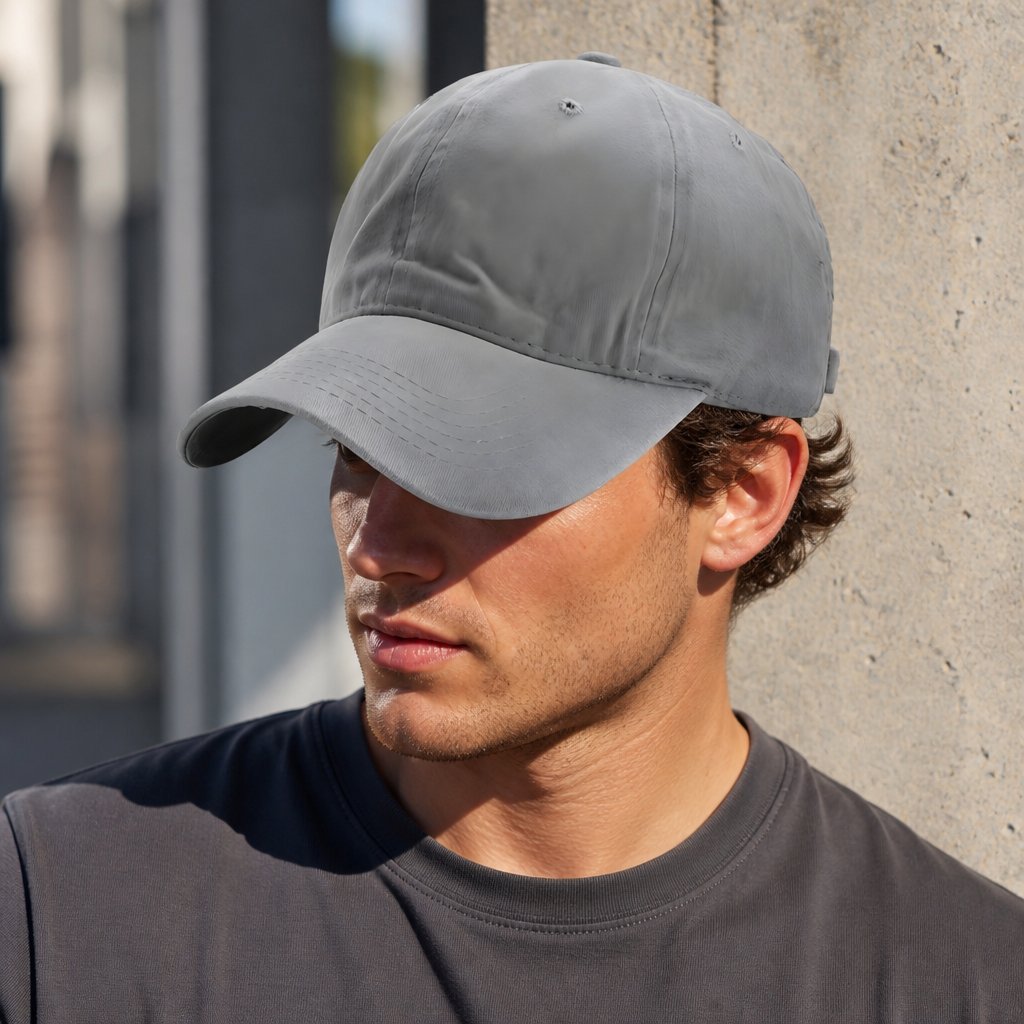 Berretto con visiera CL-16080 - Grigio