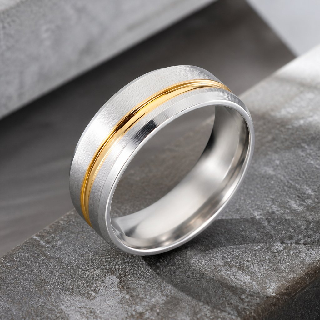 Anello JO-17341 - Argento / Oro / 65mm