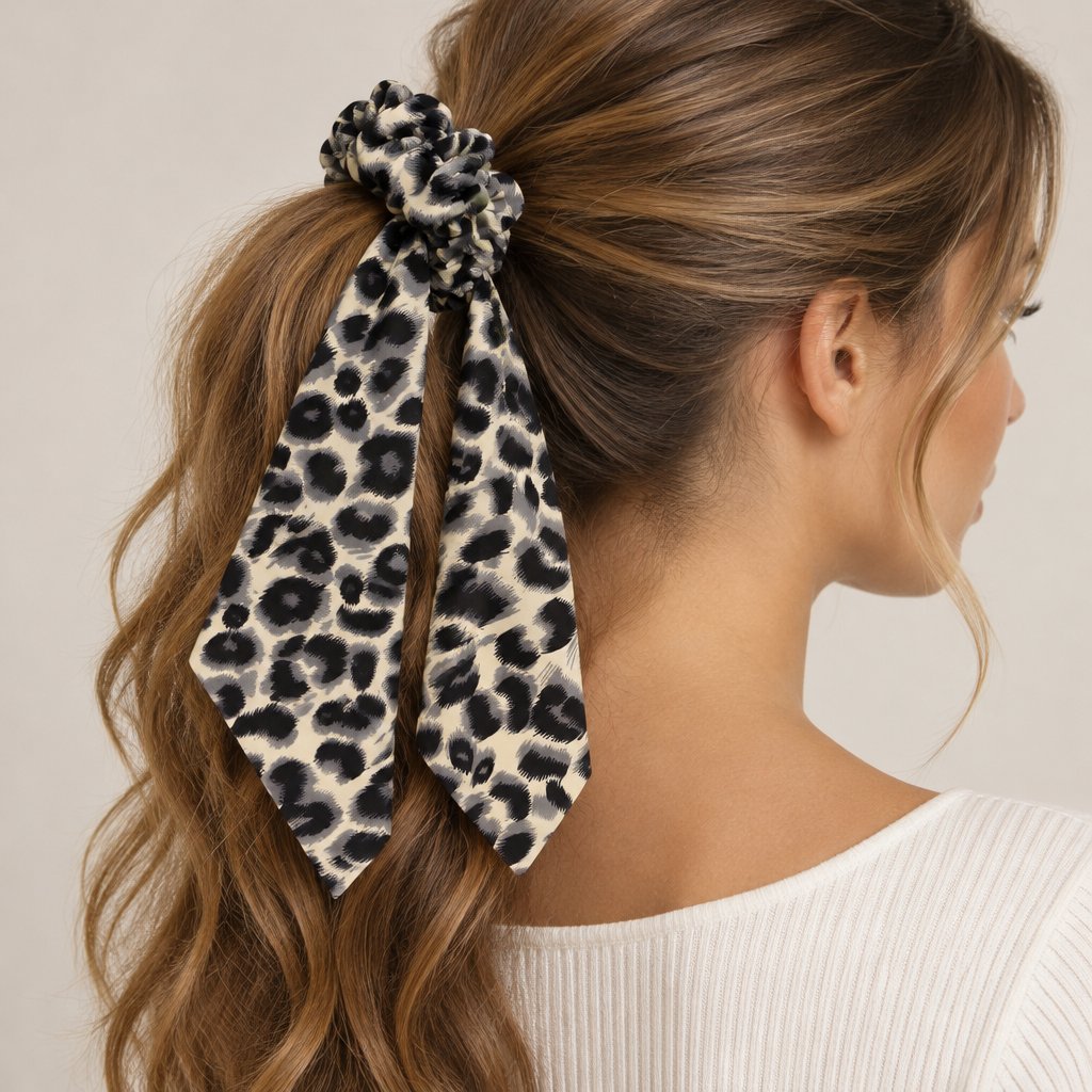 Elastico per capelli LA-18366 - Marrone / Nero 3