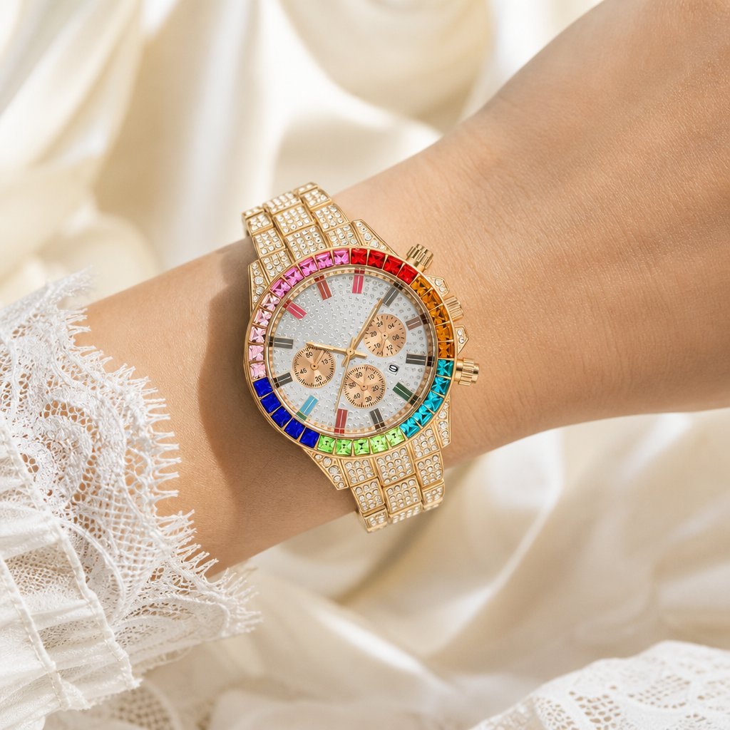 Orologio EX-22592 - Oro/Rosa