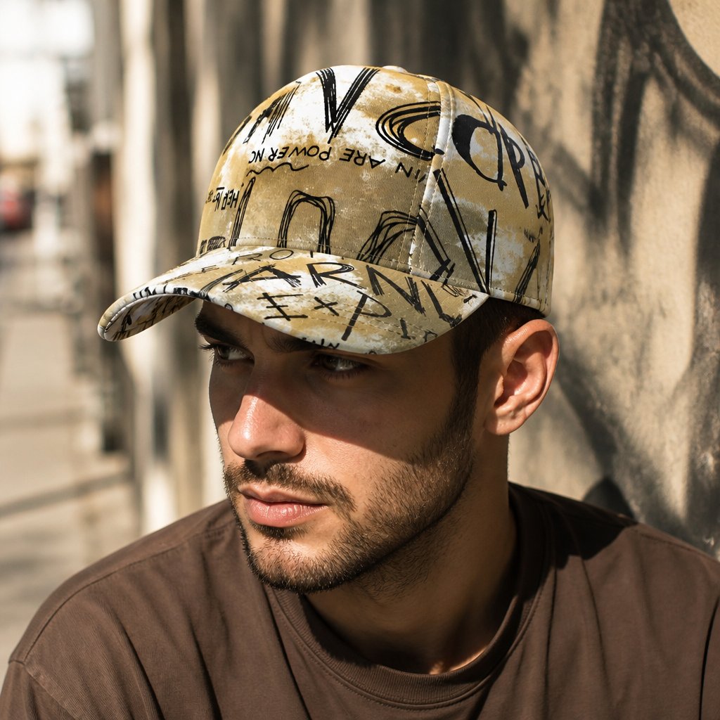 Berretto con visiera GR-30318 - Marrone