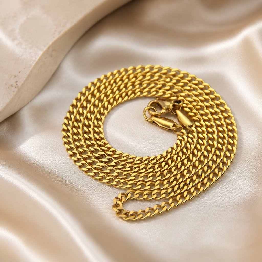 Collana GO-34282 - Oro / 50cm / 3mm