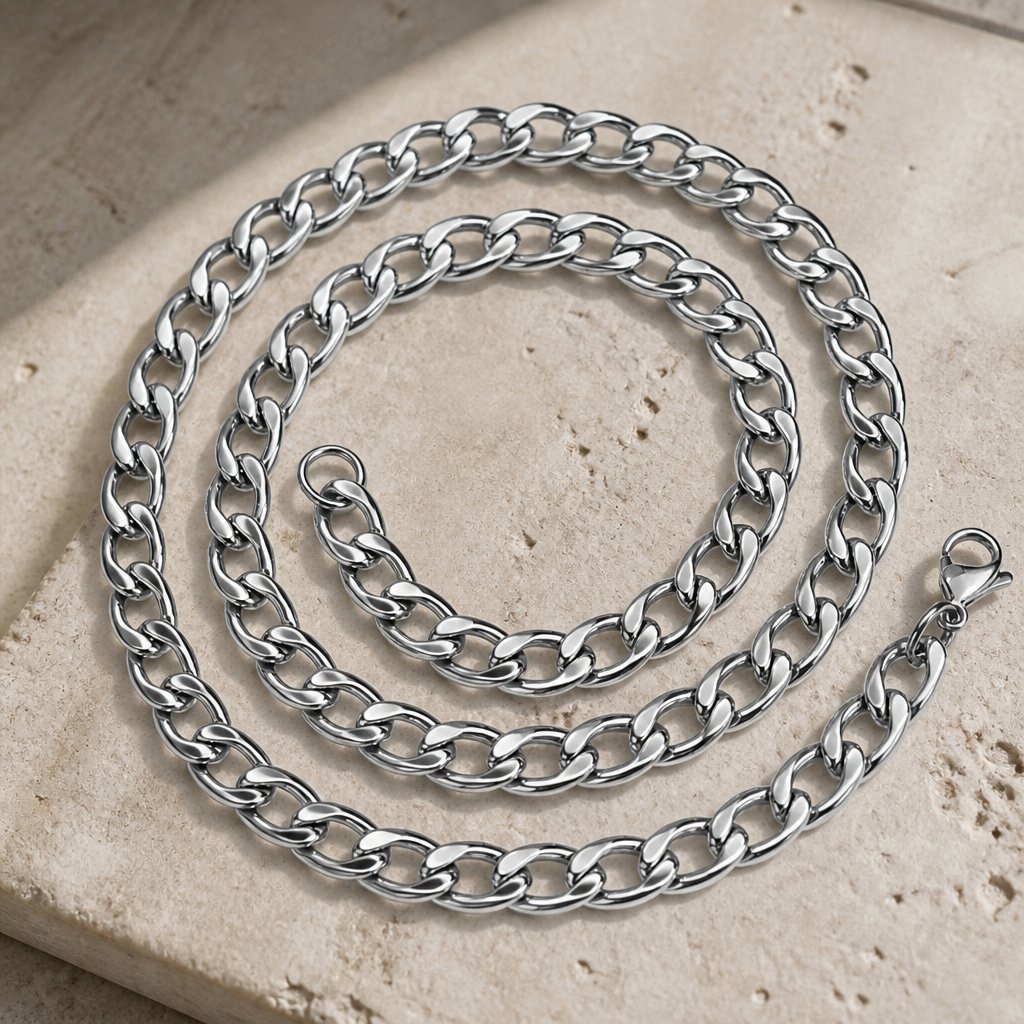 Collana DE-34667 - Argento / 40cm / 5mm
