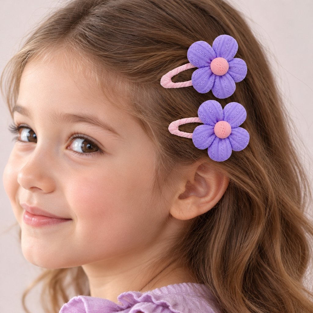 Fermagli per capelli FL-38242 - Viola