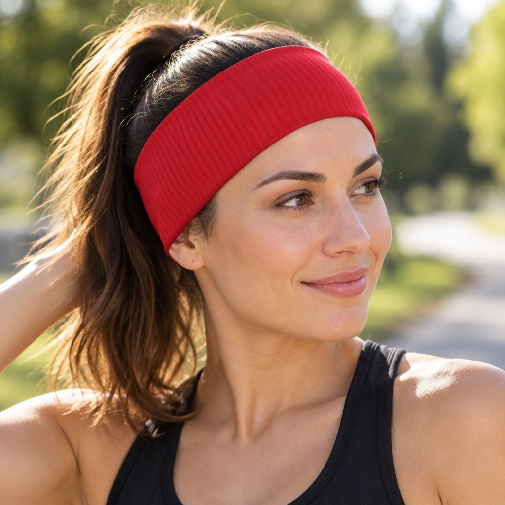 Fascia per capelli ZU - Rosso